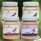Vogelpindakaas set van Vogelbescherming met 4 potjes