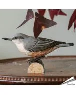 DecoBird Boomklever | Houtgesneden vogel van lindenhout | Wildlife Garden