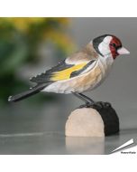 DecoBird Putter | Houtgesneden vogel van lindenhout | Wildlife Garden