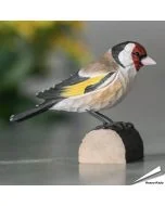 DecoBird Putter | Houtgesneden vogel van lindenhout | Wildlife Garden