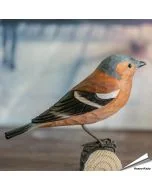 DecoBird Vink | Houtgesneden vogel van lindenhout | Wildlife Garden