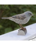 DecoBird - Heggenmus | Houtgesneden vogel | lindenhout