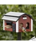 Foderlada voederschuur rood van Wildlife Garden