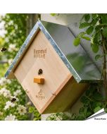Helpt de hommels in je Tuin met de Hommelhotel ✔️Massief hout en weerbestendig ✔️ Met Nestmateriaal en Lokstof ✔️ Een must-have voor ieder met een hart voor de Tuin ➤ Koop nu op Vogelhuisje.com
