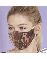 Mondkapje Camouflage | Wasbaar - Neusstrip