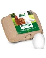 HÜHNER Land Witte klei eieren Kippen (6 stuks)