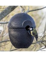Houtbeton nestkast Malaga | hangend | zwart | Vogelhuisje.com
