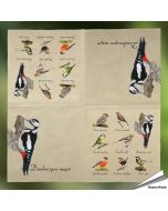 Servetten met vogelprint van Esschert Design