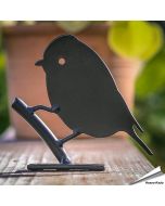 Silhouet Pimpelmees van metaal