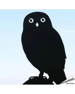 Silhouet Steenuil van metaal