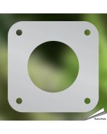 Bescherm je nestkast tegen uithakken met ons invliegplaatje ✔️ Verkleint de invliegopening op 34mm ✔️ Gemaakt van roestvrij staal ✔️ Geschikt voor mussen en andere kleine tuinvogels ✔️ Bestel nu op Hoezo-Kado