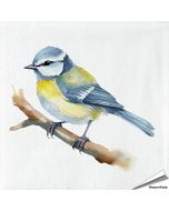 Stijlvolle servetten met een pimpelmees-print van Esschert Design ✔️ FSC-papier, 3-laags, biologisch afbreekbaar ✔️ Perfect voor elke tafelsetting ➤ Bestel nu op Vogelhuisje.com