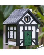 Multiholk Korsvirke van Wildlife Garden ✔️ Nestkast en voederhuis in 1 ✔️ Voor kleine tuinvogels ✔️ Geïnspireerd op Scandinavische architectuur ➤ Bestel voordelig op Vogelhuisje.com