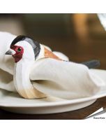 Handgemaakte houten Servetring Putter - Kleurrijke Tafeldecoratie | Vogelhuisje.com