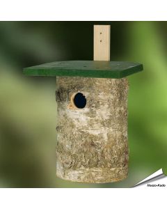 Berkenhouten nestkast (32mm) | Vogelhuisje.com