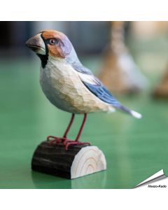 DecoBird - Appelvink | Houtgesneden vogel | lindenhout