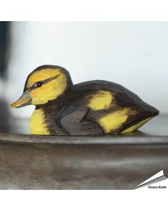 DecoBird - Wild Eendje | Houtgesneden vogel | lindenhout