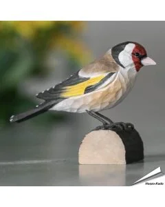 DecoBird Putter | Houtgesneden vogel van lindenhout | Wildlife Garden