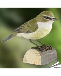 DecoBird - TjifTjaf | Houtgesneden vogel | lindenhout