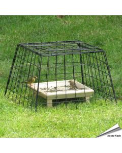 Laat de vogels rustig eten met de Beschermkooi voor grondvoedertafels. Vogelhuisje.com