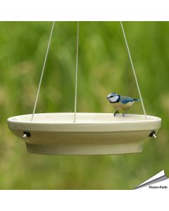Hangende waterschaal voor vogels (creme)