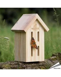 Een gastvrije schuilplaats voor Vlinders ✔️ Weersbestendig ✔️ Ook voor de overwintering ✔️ Verticale openingen ➤ Koop nu bij Vogelhuisje.com