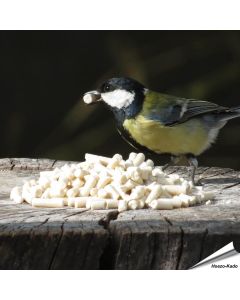 Traktatie met meelwormen voor koolmezen kopen? www.vogelhuisje.com