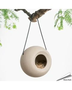 LISA - Keramiek voederhuisje (beige)