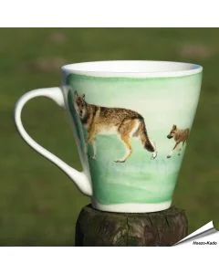 Mok - Wolf met jong - Myrte