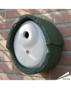 Nestkast houtbeton ovaal - 32mm (groen)