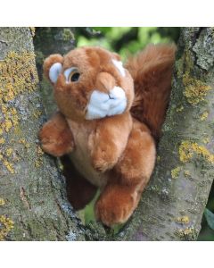 Zachte pluche eekhoorn uit de Wild Watchers collectie. Mooie knuffel met pluizige staart en natuurlijke uitstraling. Leuk als cadeau of decoratie.