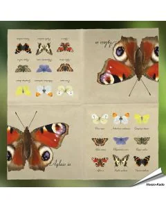 Servetten - Vlinders (20 stuks)