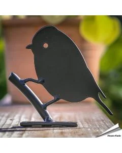 Silhouet Pimpelmees van metaal