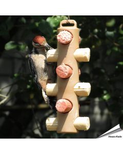 Houder voor 6 energierollen - Voederplek voor wilde vogels - Vogelhuisje.com