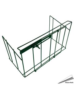Beschermkooi geschikt voor de Raamvoederhuis Bolmso Birdfeeder ✔️ Metalen constructie, gepoedercoat ✔️ Zonder gereedschap te monteren ➤ Bestel online op Vogelhuisje.com