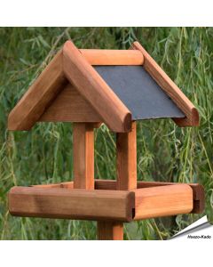 Vogelvoederhuis Rustic - Eco-leisteen (op paal)