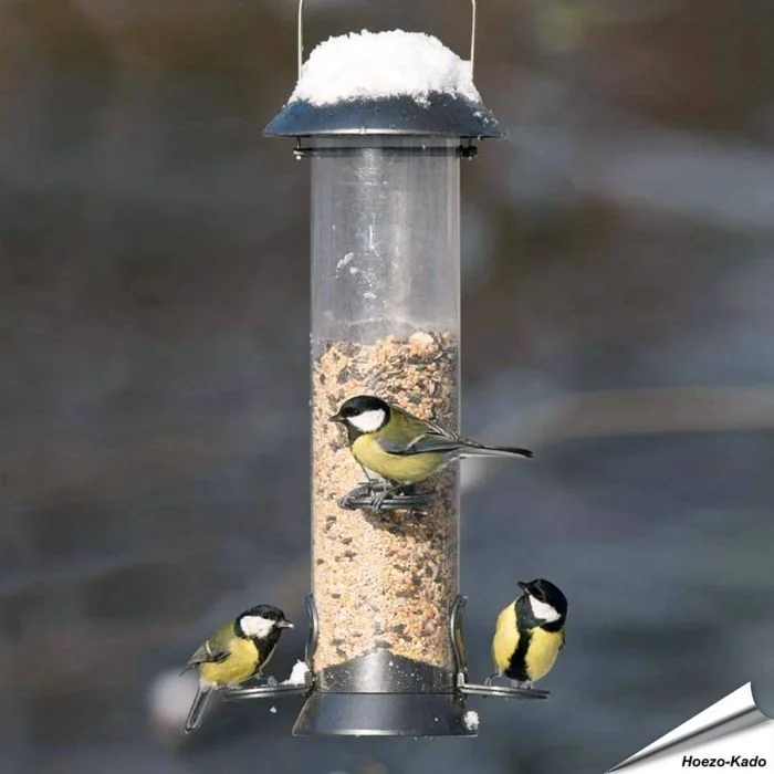 Adventurer voedersilo voor kleine tuinvogels - Vogelbescherming Nederland