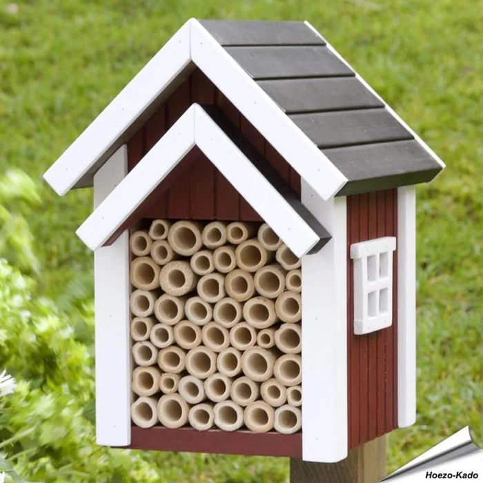 Biholk (Bijenkastje) rood van Wildlife Garden