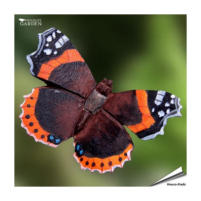 DecoButterfly Atalanta, losstaand productbeeld