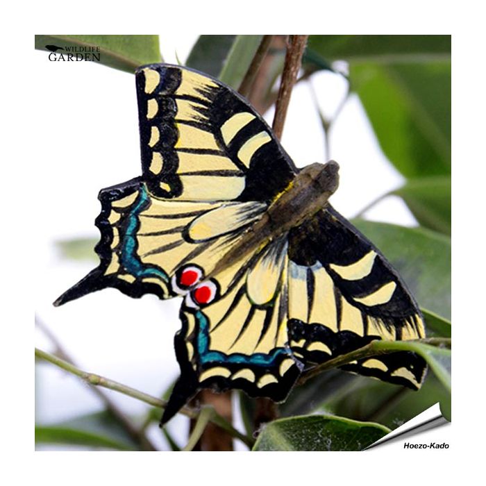 DecoButterfly Koninginnenpage, houtgesneden koelkastmagneet