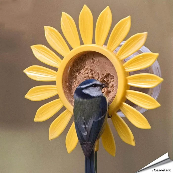 Flutter Butter™ - Flowerbed-Pindakaashouder (geel)