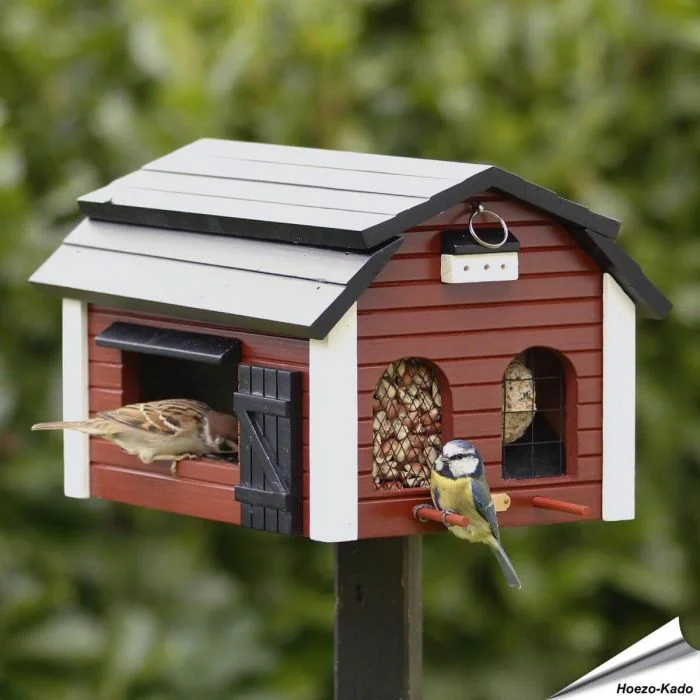Foderlada voederschuur rood van Wildlife Garden