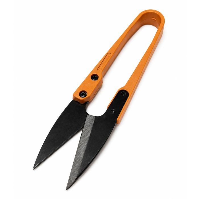 GripSnipz multifunctioneel precisieschaartje voor fijn snoeien, naaien, hobby, keuken en DIY. Scherpe stalen messen en flexibele handgreep. Ca. 10 x 3 cm.