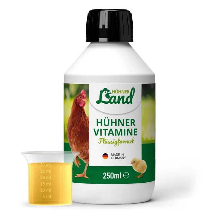 Vitaminecomplex voor kippen en kwartels, flacon van 250 ml