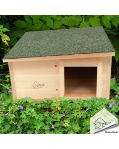 Houten Egelhuis XL | Bouwpakket | Vogelhuisje.com