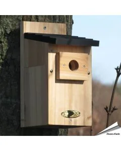 Houten nestkast voor grote mezen (32mm)