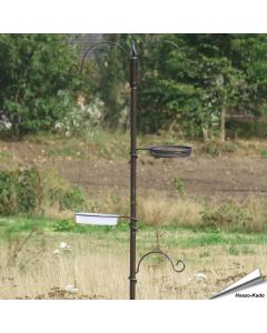 Vogelvoederstation kopen? ✔️ Stevig, stijlvol en weerbestendig ✔️ Inclusief voerschalen en haken ✔️ Perfect voor tuinvogels - Vogelhuisje.com!