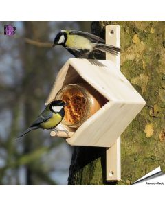 Pindakaaspothouder Arachis (naturel) - Geschikt voor Koolmezen