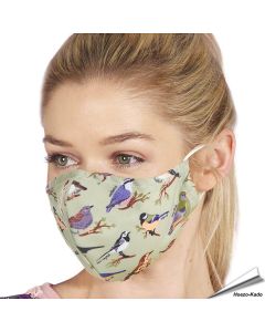 Mondkapje Vogel | Wasbaar - Neusstrip