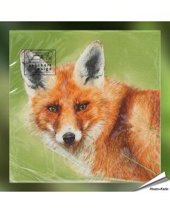 Esschert Design Servetten Vos | 20 stuks | FSC & 3-laags | Vogelhuisje.com